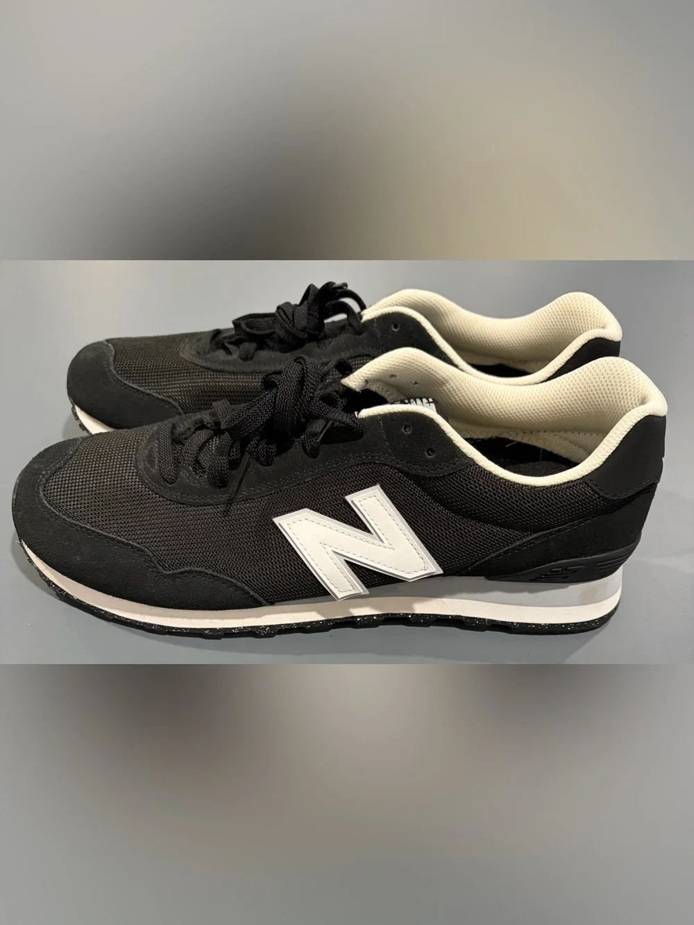 New Balance Black and White Men's Casual Sneakers